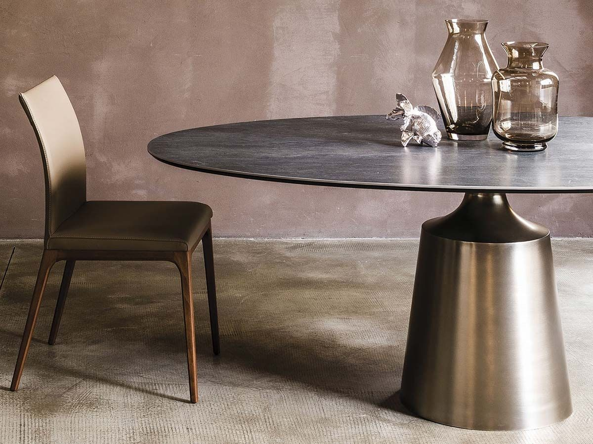 Cattelan Italia Стол Yoda Keramik Round Ardesia от Cattelan Italia — в интерьере