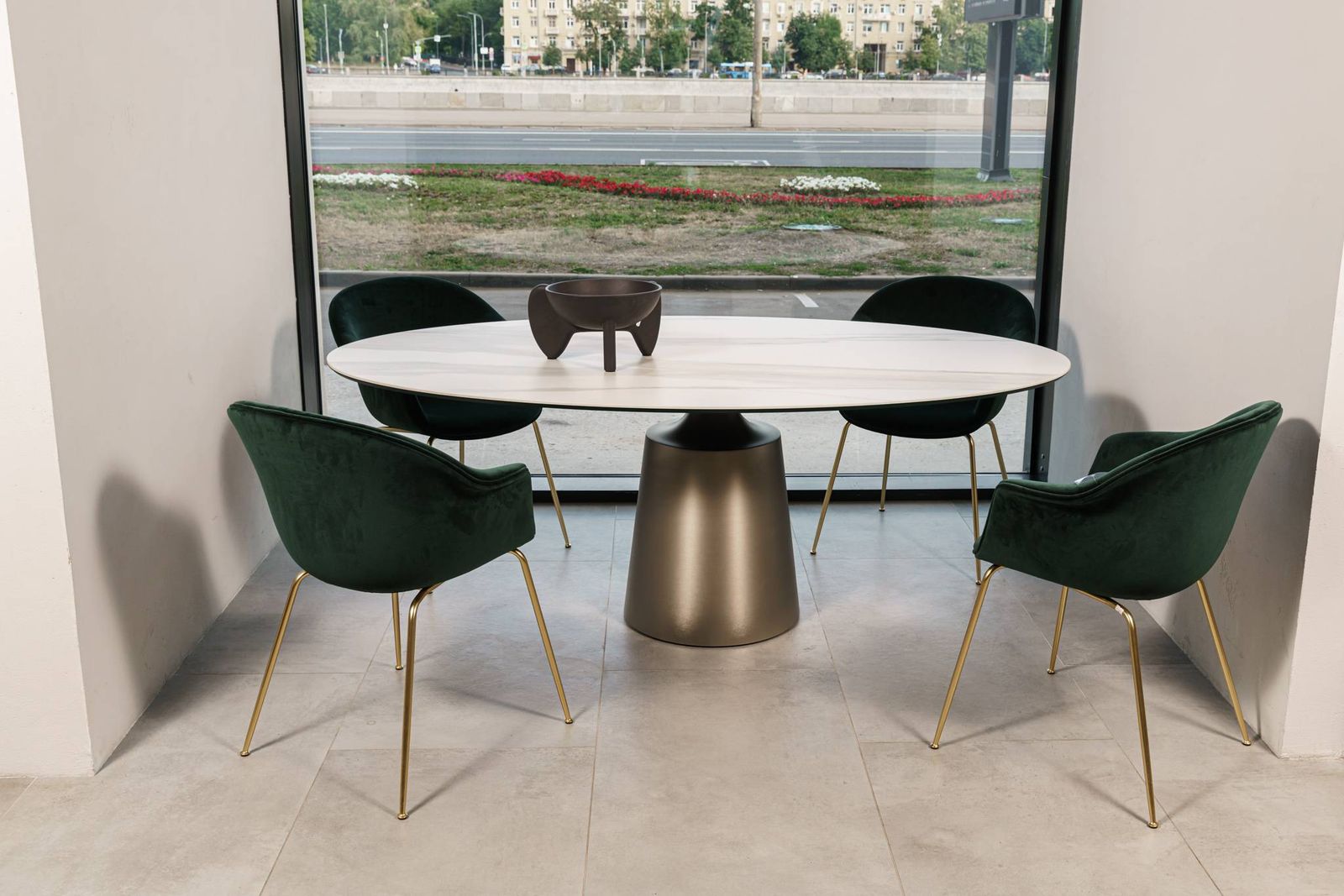 Cattelan Italia Стол Yoda Keramik Golden Calacatta от Cattelan Italia — в интерьере