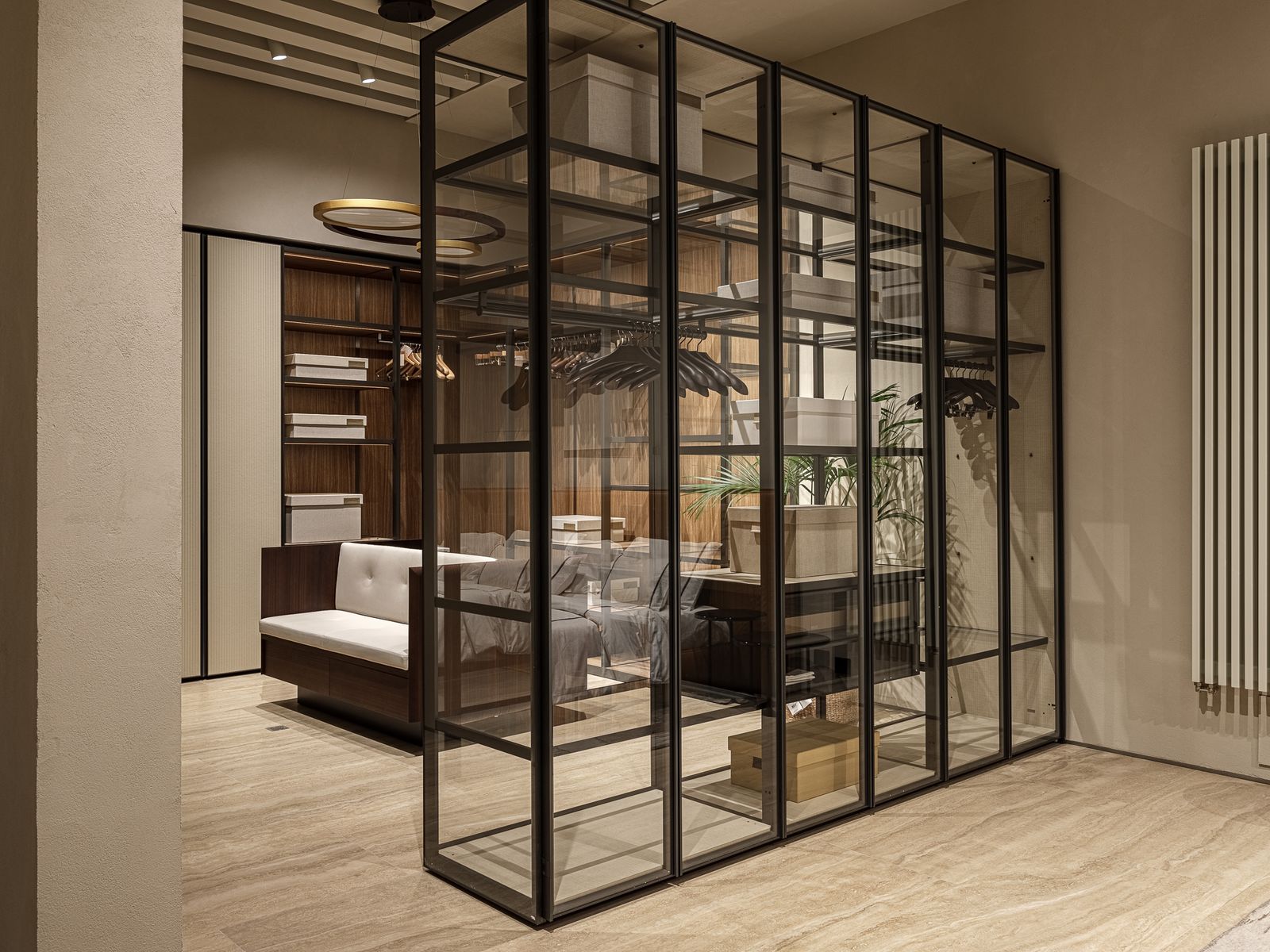 Molteni&C Шкаф Gliss Master прозрачный от Molteni & C — в интерьере