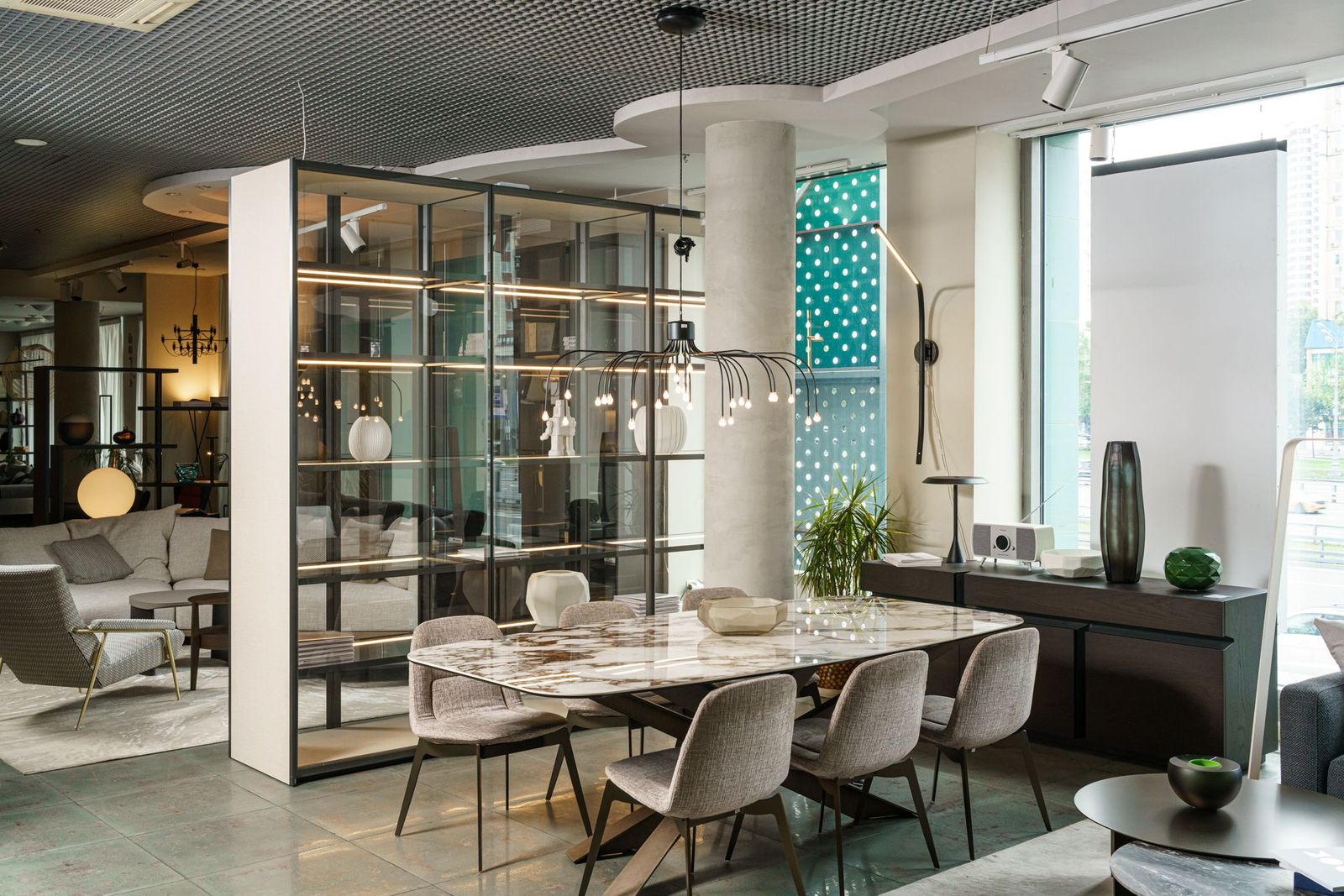 Molteni&C Шкаф Gliss Master прозрачный от Molteni & C — в интерьере