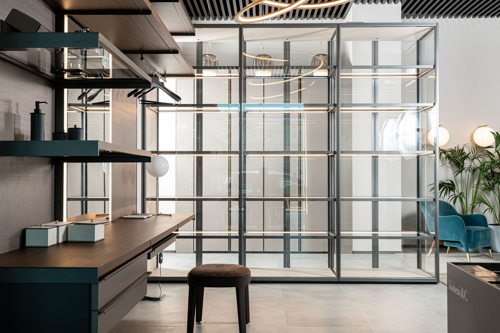 Molteni&C Шкаф Gliss Master прозрачный от Molteni & C — в интерьере