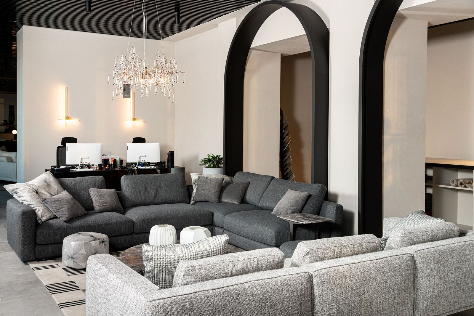 Flou Диван My place Ross grey от Flou — в интерьере