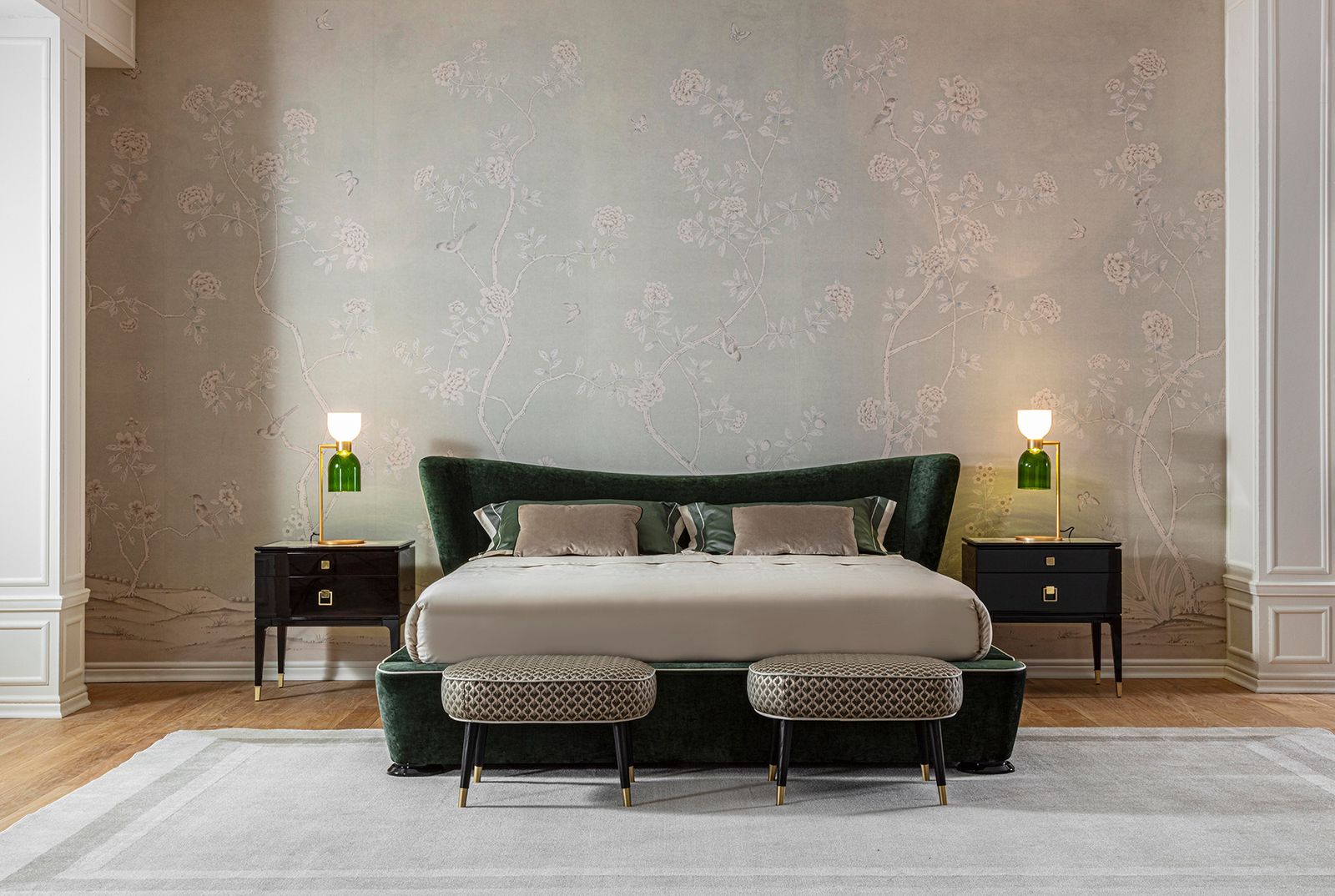 Galimberti Nino Кровать Tissi TIS 18B от Galimberti Nino — в интерьере
