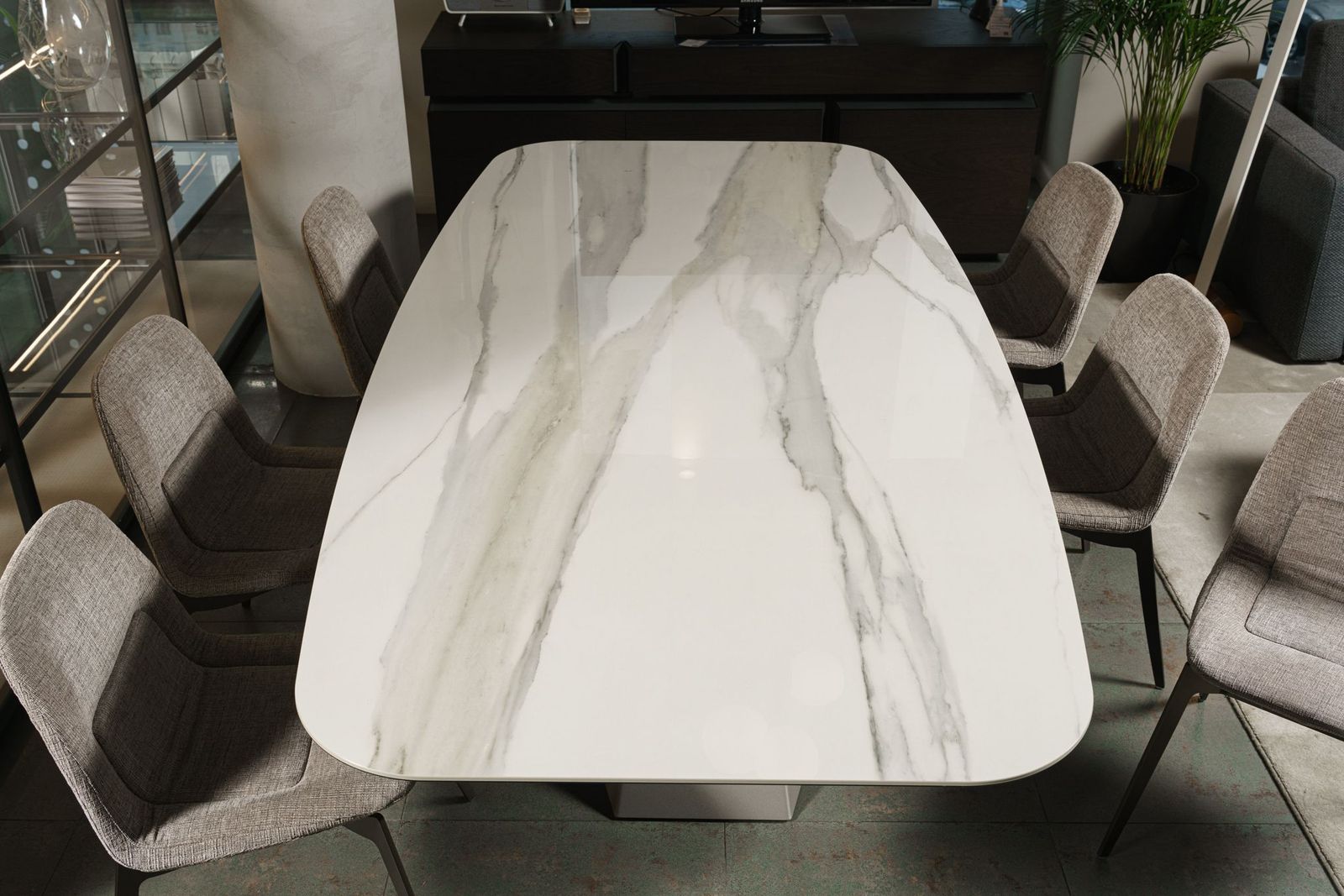Cattelan Italia Стол Eliot Keramik Marmi KM06 от Cattelan Italia
