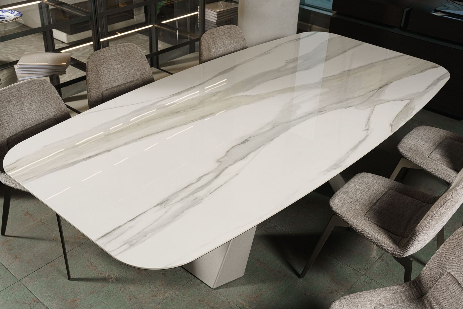 Cattelan Italia Стол Eliot Keramik Marmi KM06 от Cattelan Italia — в интерьере