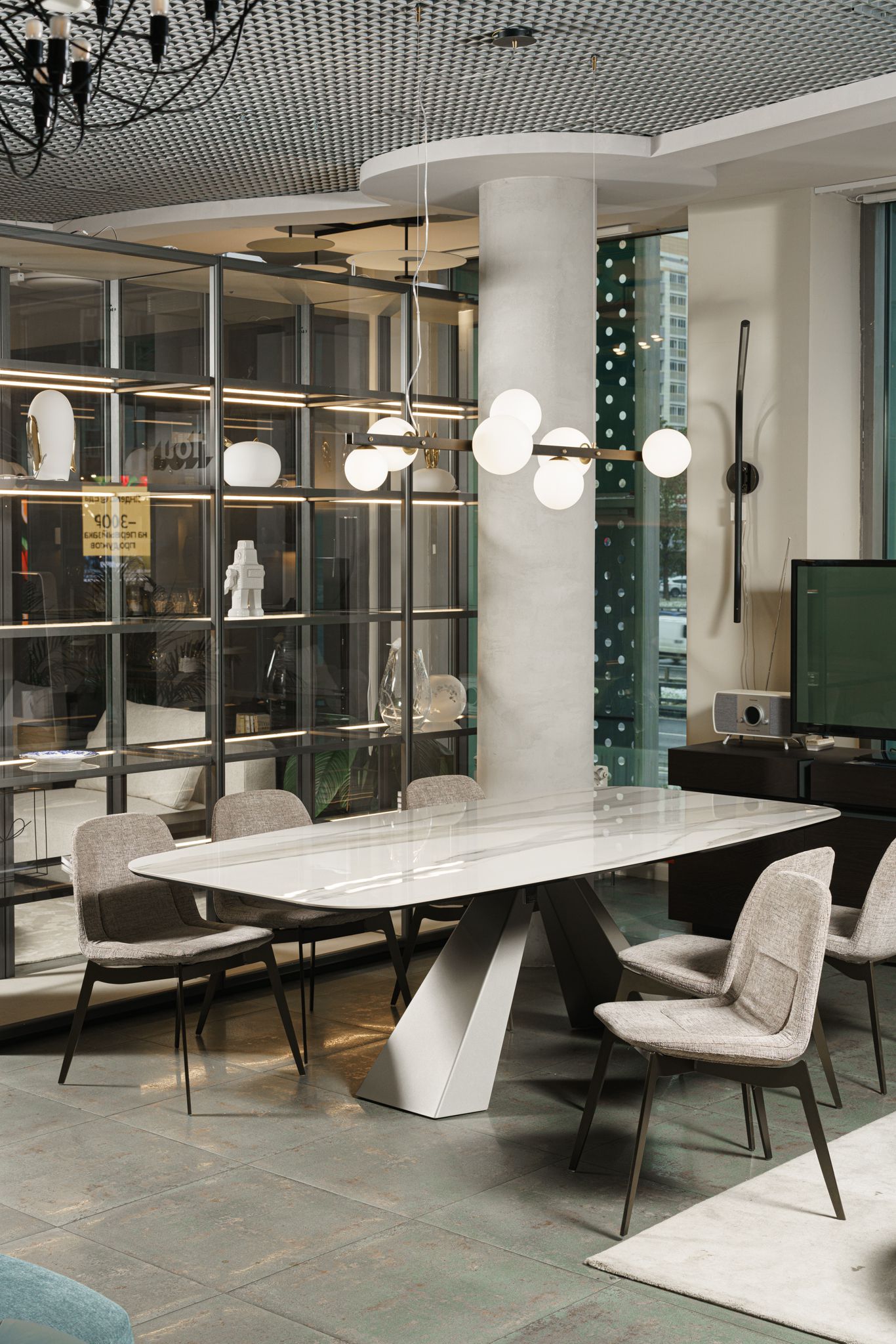 Cattelan Italia Стол Eliot Keramik Marmi KM06 от Cattelan Italia — в интерьере