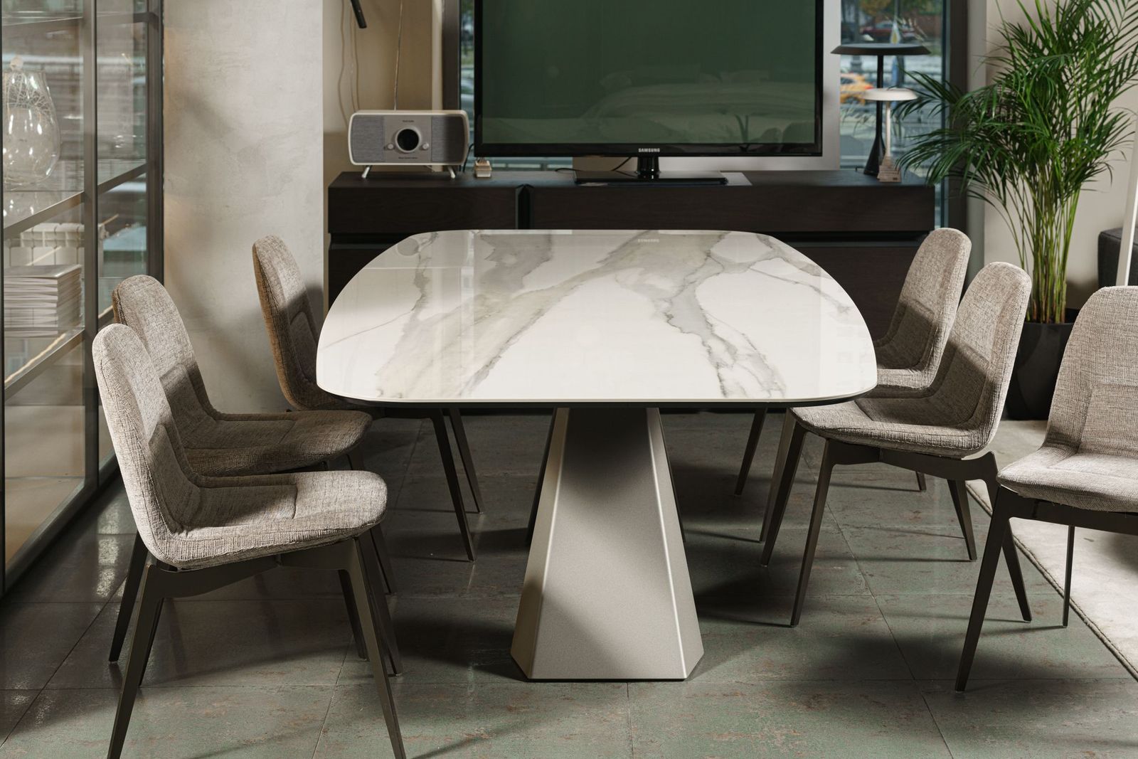 Cattelan Italia Стол Eliot Keramik Marmi KM06 от Cattelan Italia — в интерьере