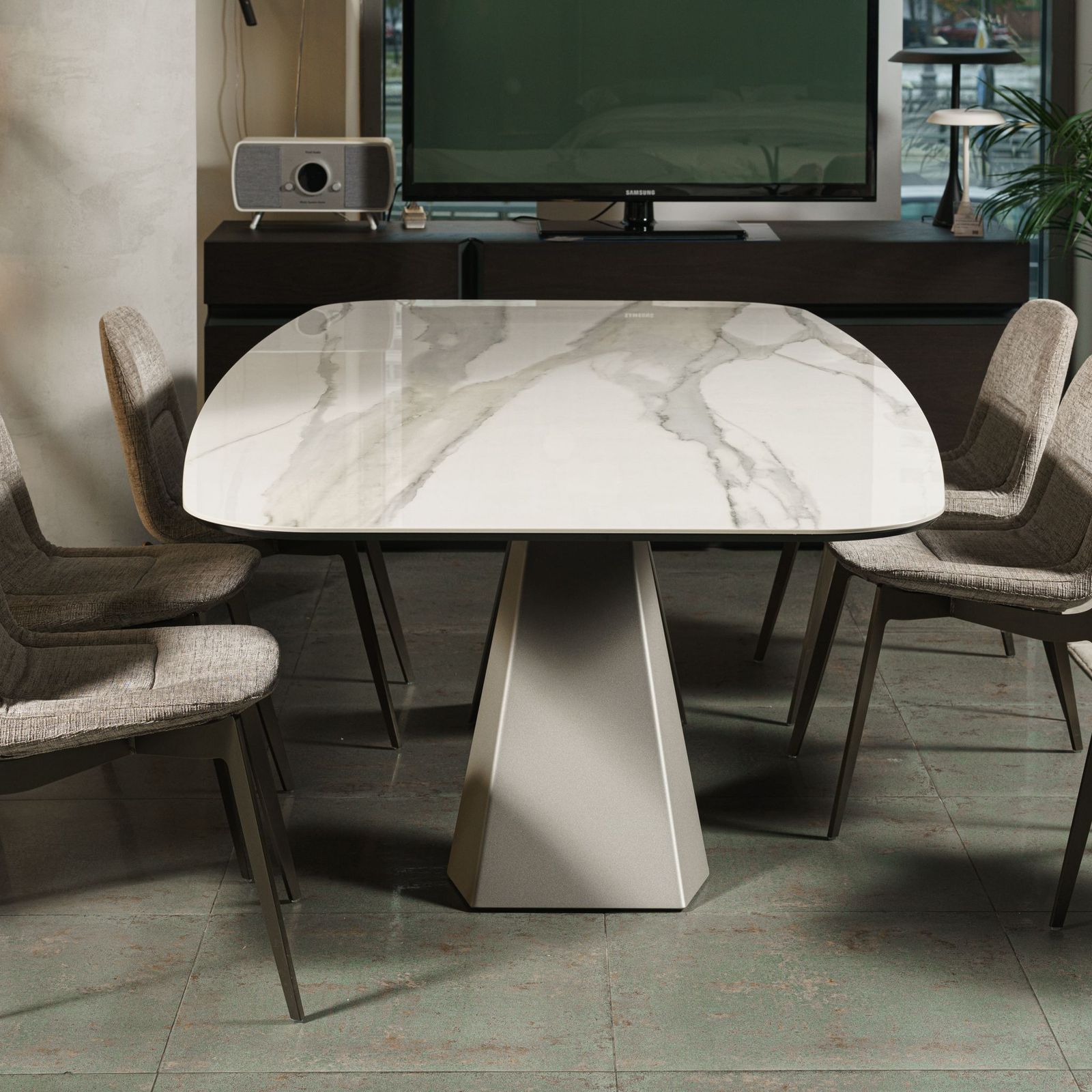 Cattelan Italia Стол Eliot Keramik Marmi KM06 от Cattelan Italia — в интерьере