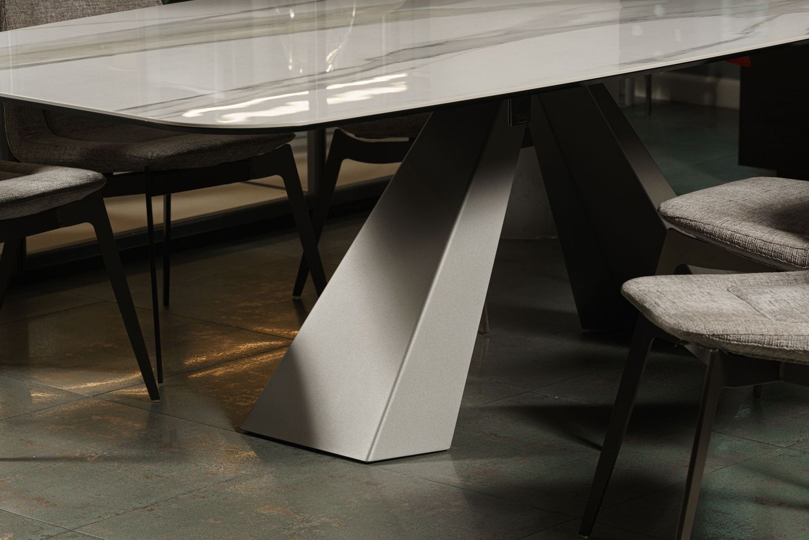 Cattelan Italia Стол Eliot Keramik Marmi KM06 от Cattelan Italia — в интерьере