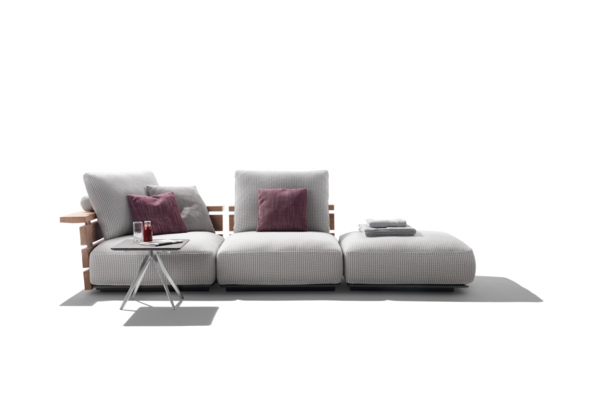 Flexform Диван уличный прямой Ontario от Flexform
