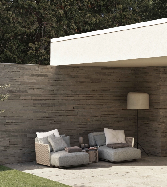 Flexform Диван уличный Vulcano от Flexform — в интерьере