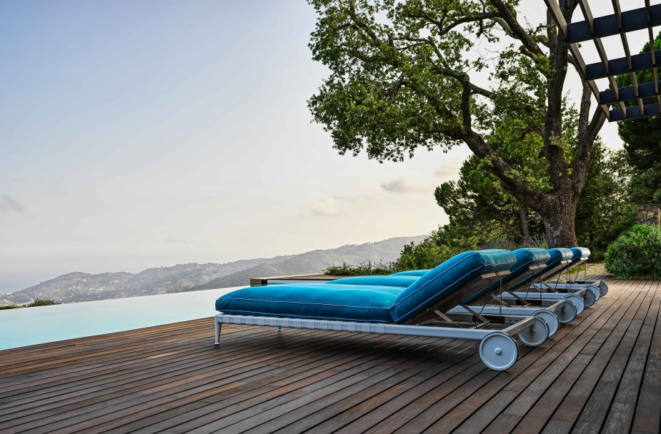 Flexform Уличный шезлонг Atlante от Flexform — в интерьере