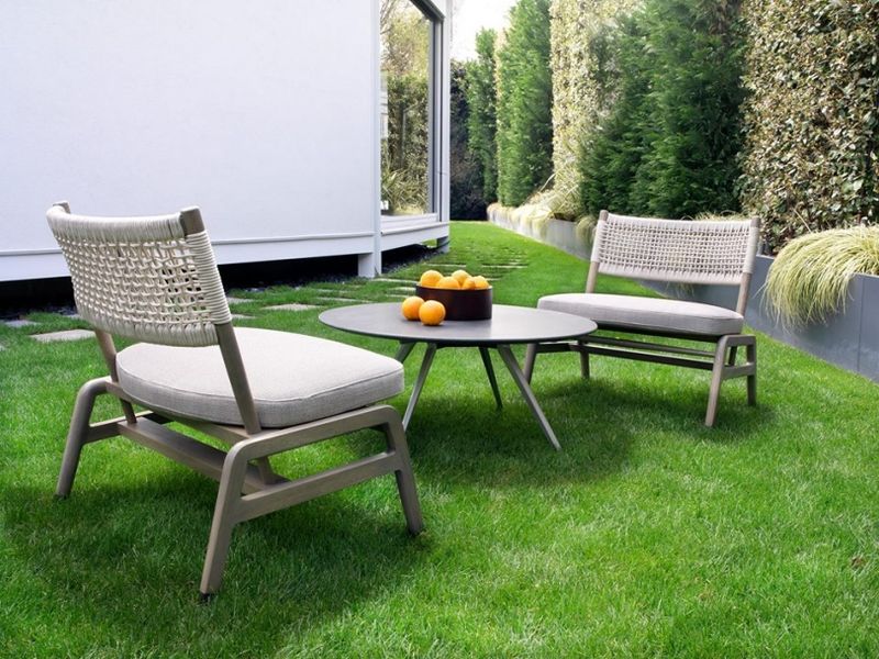 Flexform Уличный журнальный столик Zefiro Outdoor от Flexform — в интерьере