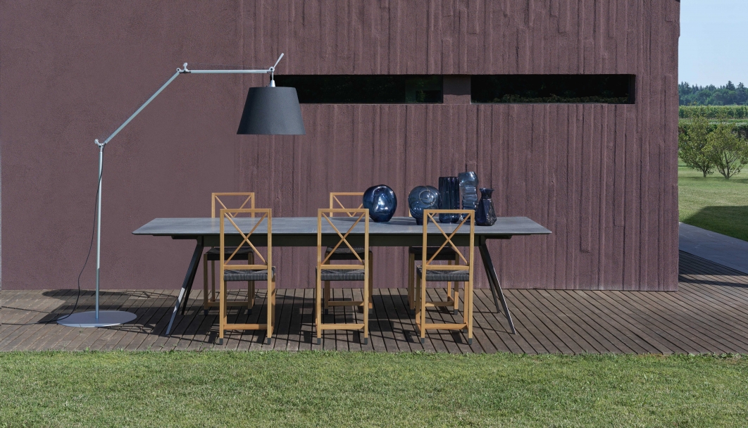 Flexform Уличный стул Moka от Flexform — в интерьере