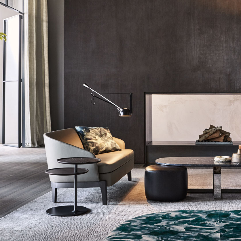 Molteni&C Журнальный столик Vicino graphite oak от Molteni & C — в интерьере