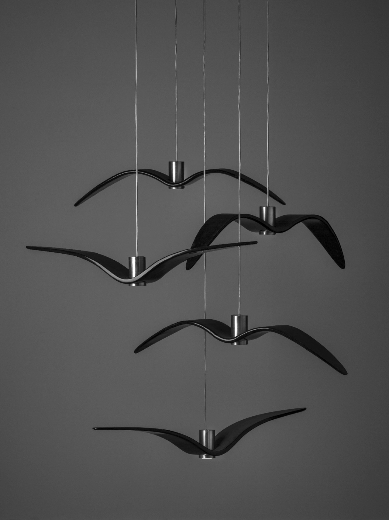 Brokis Подвесной светильник Night Birds PC963 smoke grey - massif от Brokis — в интерьере