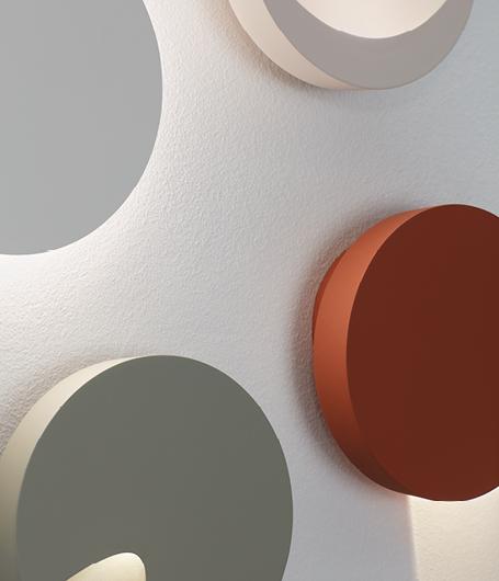 Vibia Бра Dots 4662 Grey от Vibia — в интерьере