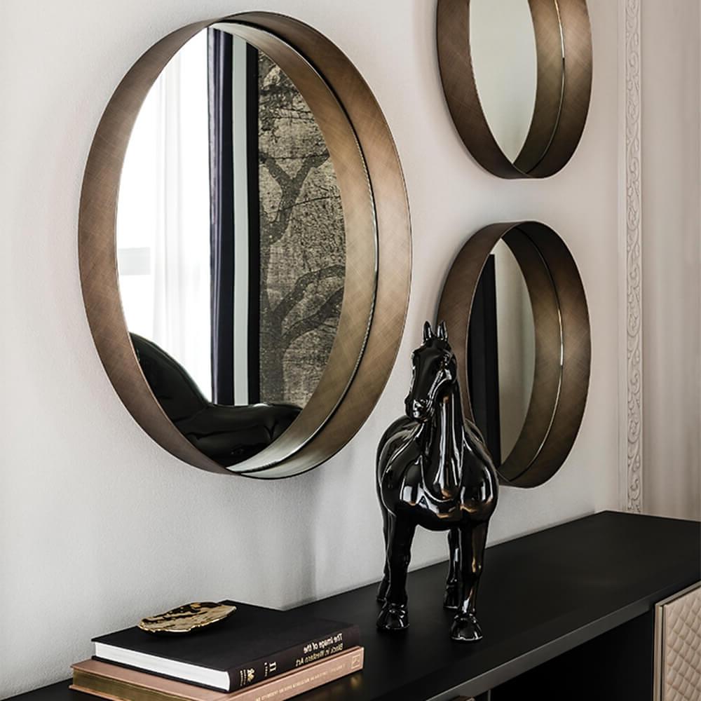 Cattelan Italia Зеркало Wish 90 Brushed Bronze от Cattelan Italia — в интерьере