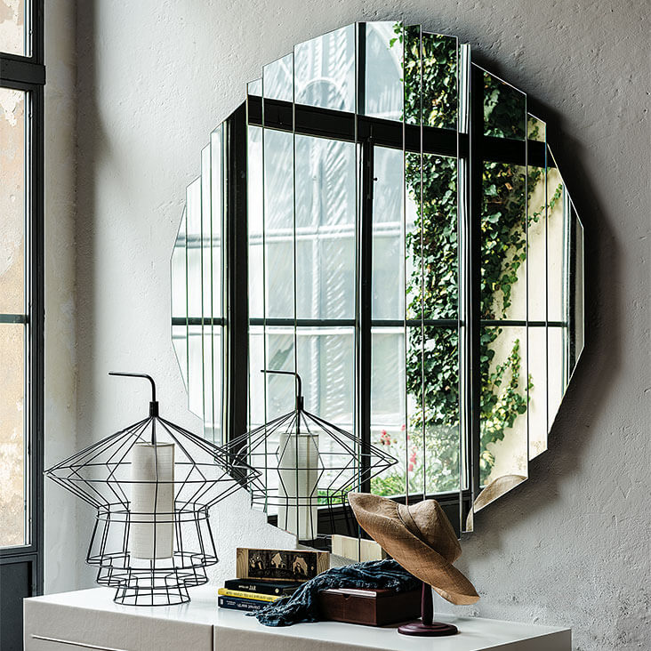 Cattelan Italia Зеркало Stripes от Cattelan Italia — в интерьере