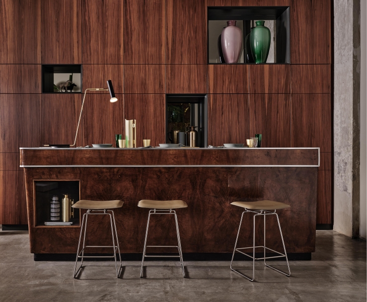 Flexform Барный табурет ECHOES от Flexform — в интерьере