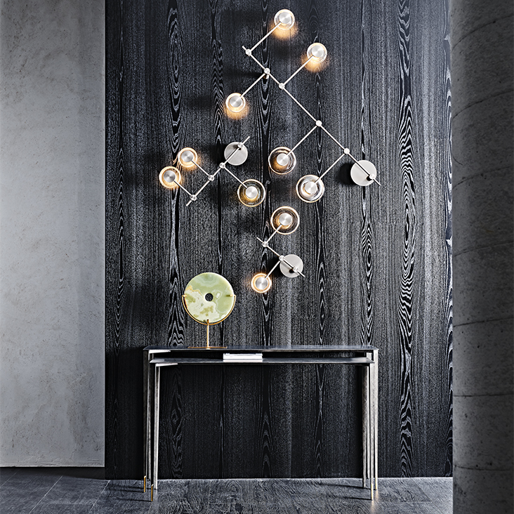 Cattelan Italia Сет из 2 консолей Etoile 110/120 Brushed Grey от Cattelan Italia — в интерьере