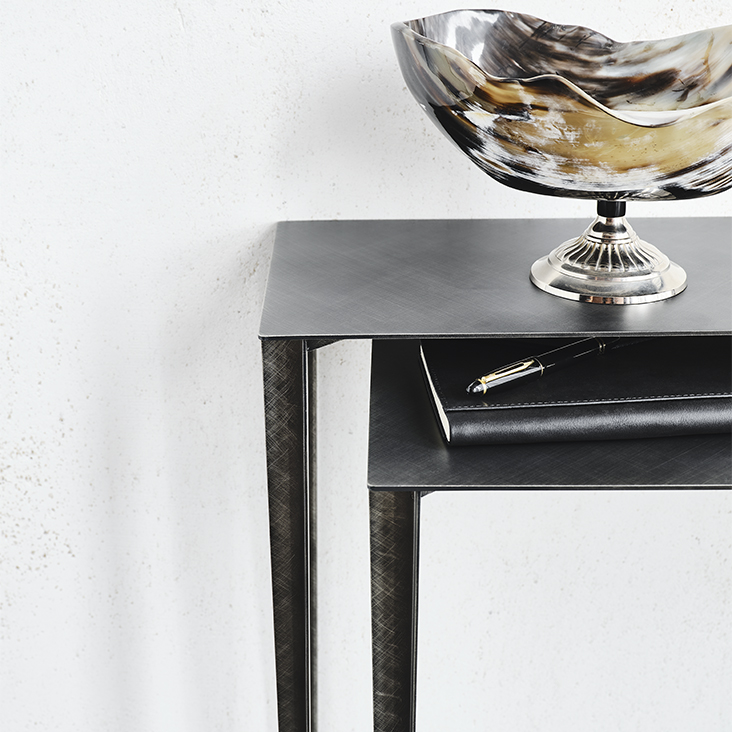 Cattelan Italia Сет из 2 консолей Etoile 110/120 Brushed Grey от Cattelan Italia — в интерьере