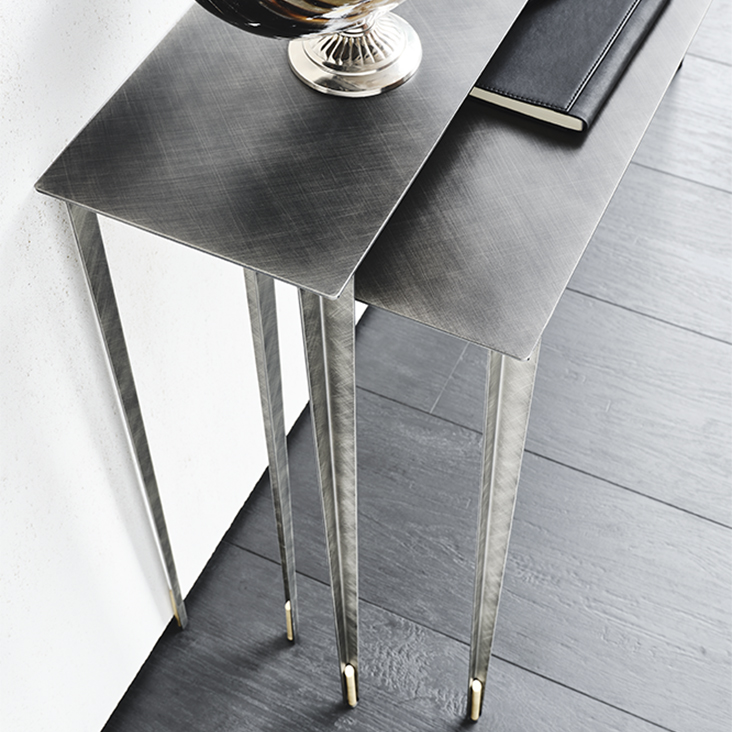 Cattelan Italia Сет из 2 консолей Etoile 110/120 Brushed Grey от Cattelan Italia — в интерьере