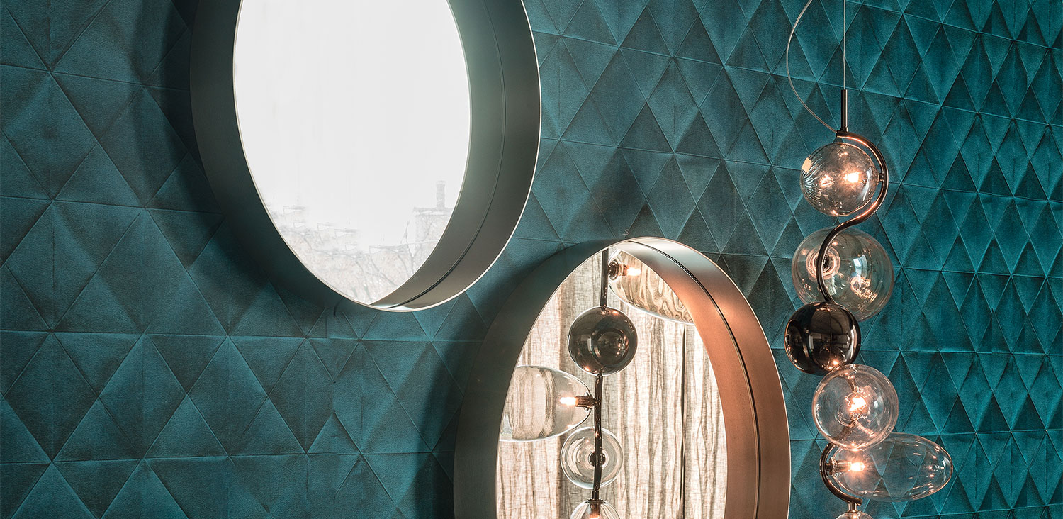 Cattelan Italia Зеркало Wish 59 Brushed Bronze от Cattelan Italia — в интерьере