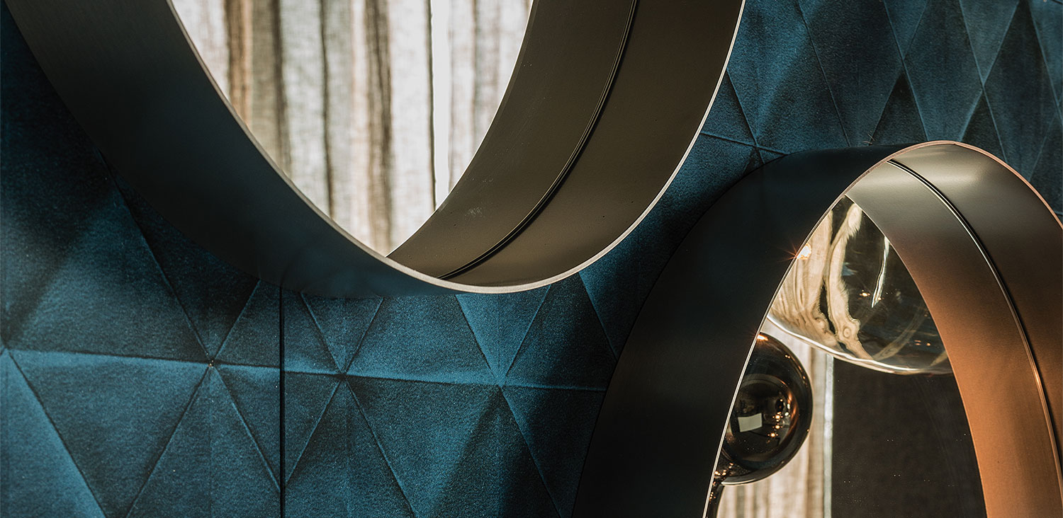 Cattelan Italia Зеркало Wish 90 Brushed Grey от Cattelan Italia — в интерьере
