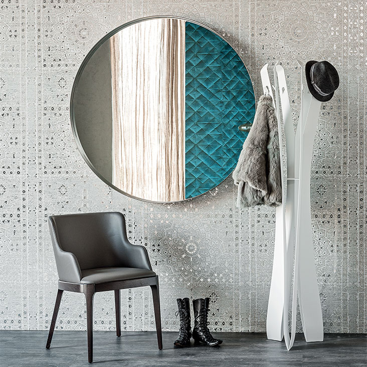 Cattelan Italia Зеркало Wish 75 Brushed Bronze от Cattelan Italia — в интерьере