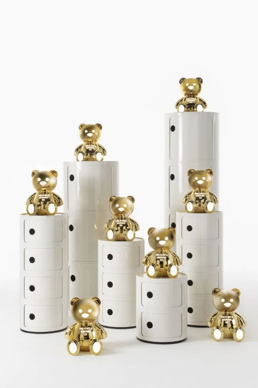 Kartell Настольная лампа Toy Lampada Gold от Kartell — в интерьере