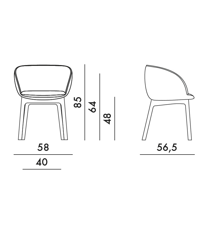 Kartell Стул Charla Orsetto от Kartell
