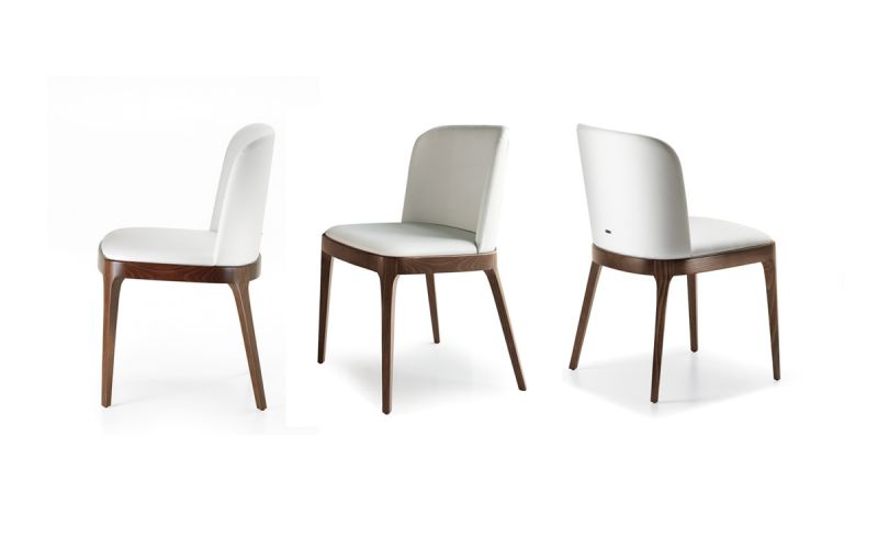 Cattelan Italia Стул Magda A frassino nero/tessuto B530 от Cattelan Italia