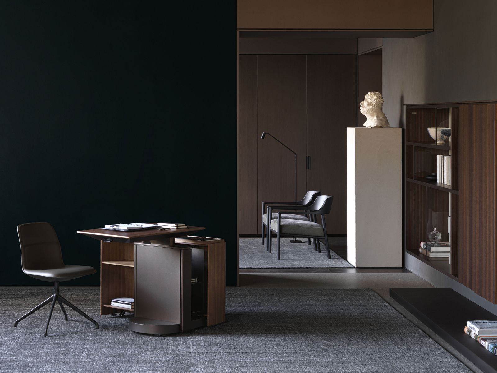 Molteni&C Письменный стол Touch Down Unit от Molteni & C — в интерьере