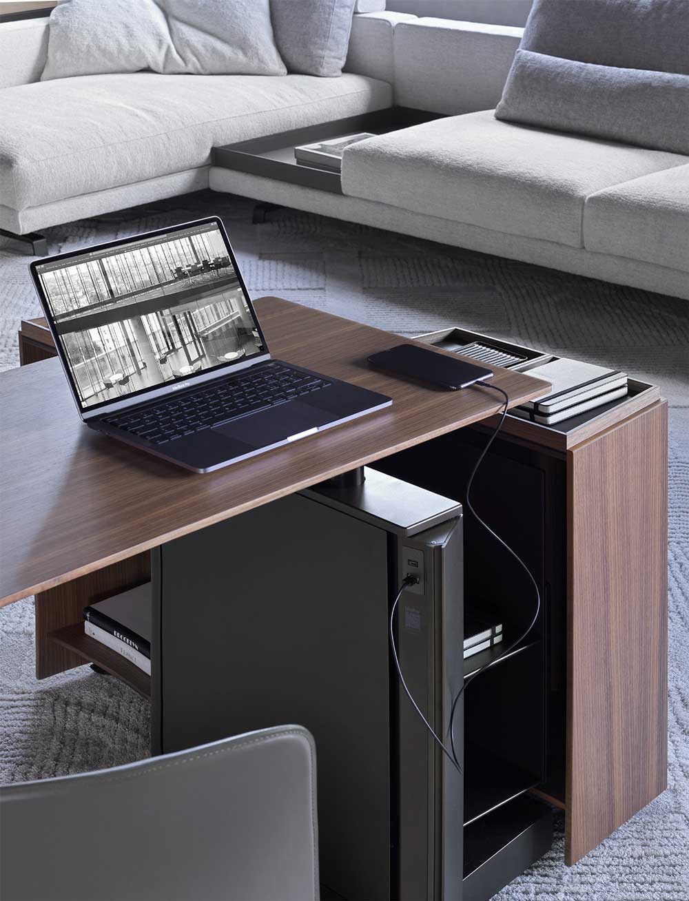 Molteni&C Письменный стол Touch Down Unit от Molteni & C — в интерьере