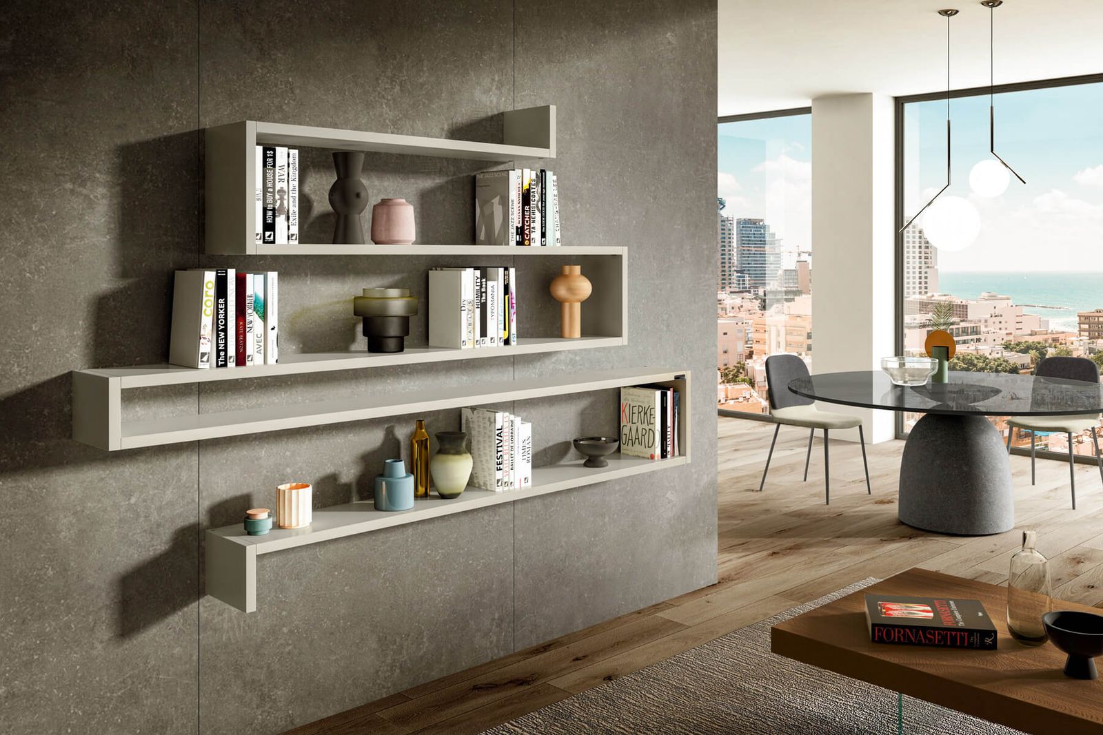 Lago Стеллаж LagoLinea от Lago — в интерьере