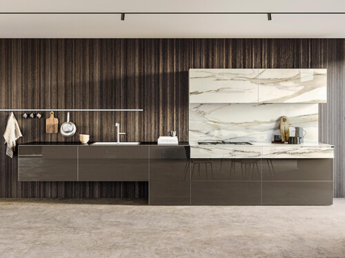 Lago Кухня 36e8 мрамор от Lago