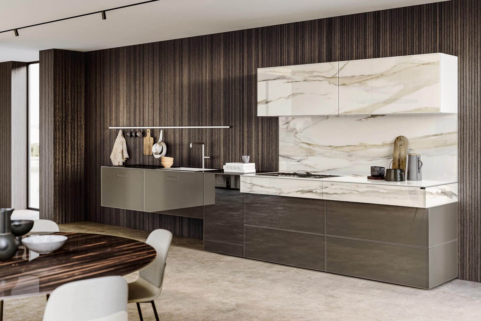 Lago Кухня 36e8 мрамор от Lago — в интерьере