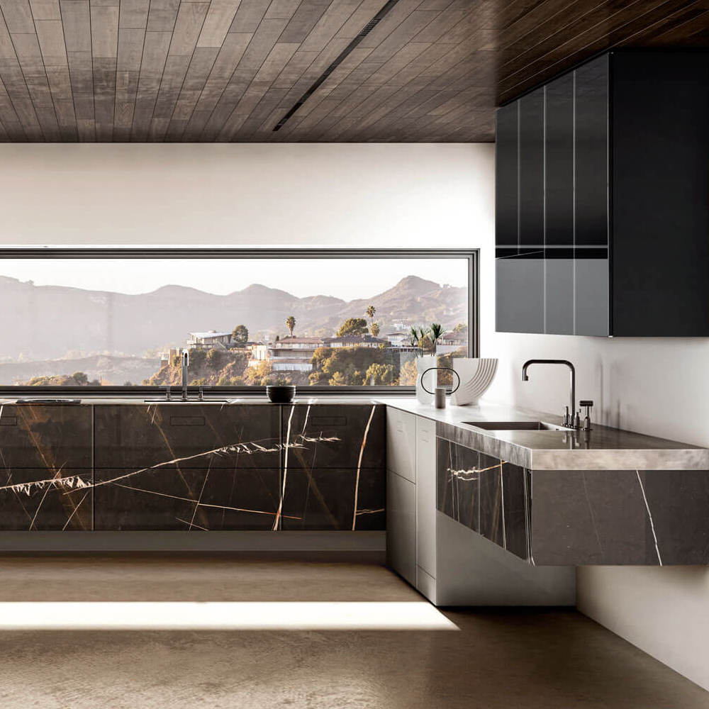 Lago Кухня 36e8 мрамор от Lago — в интерьере