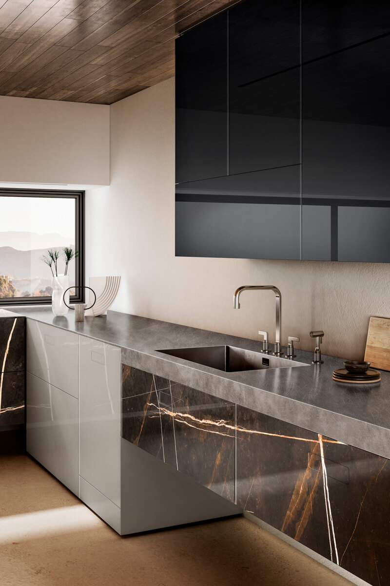 Lago Кухня 36e8 мрамор от Lago — в интерьере