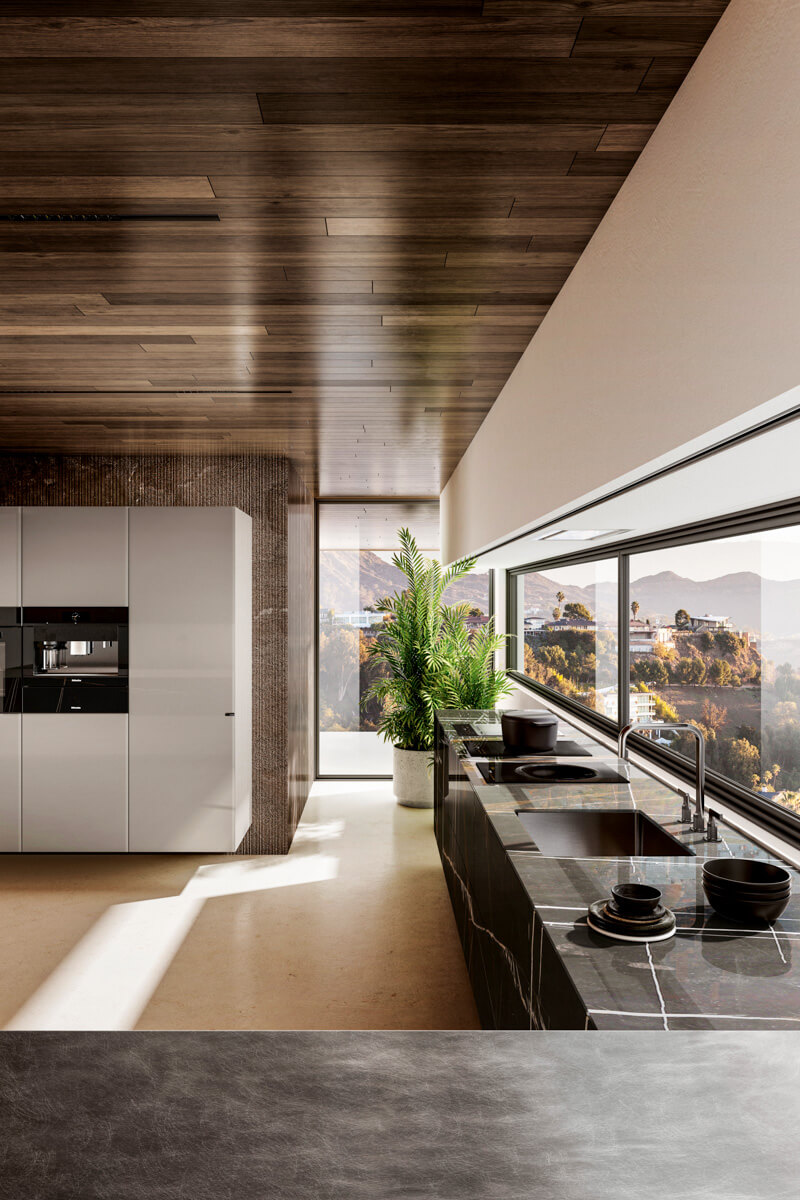 Lago Кухня 36e8 мрамор от Lago — в интерьере