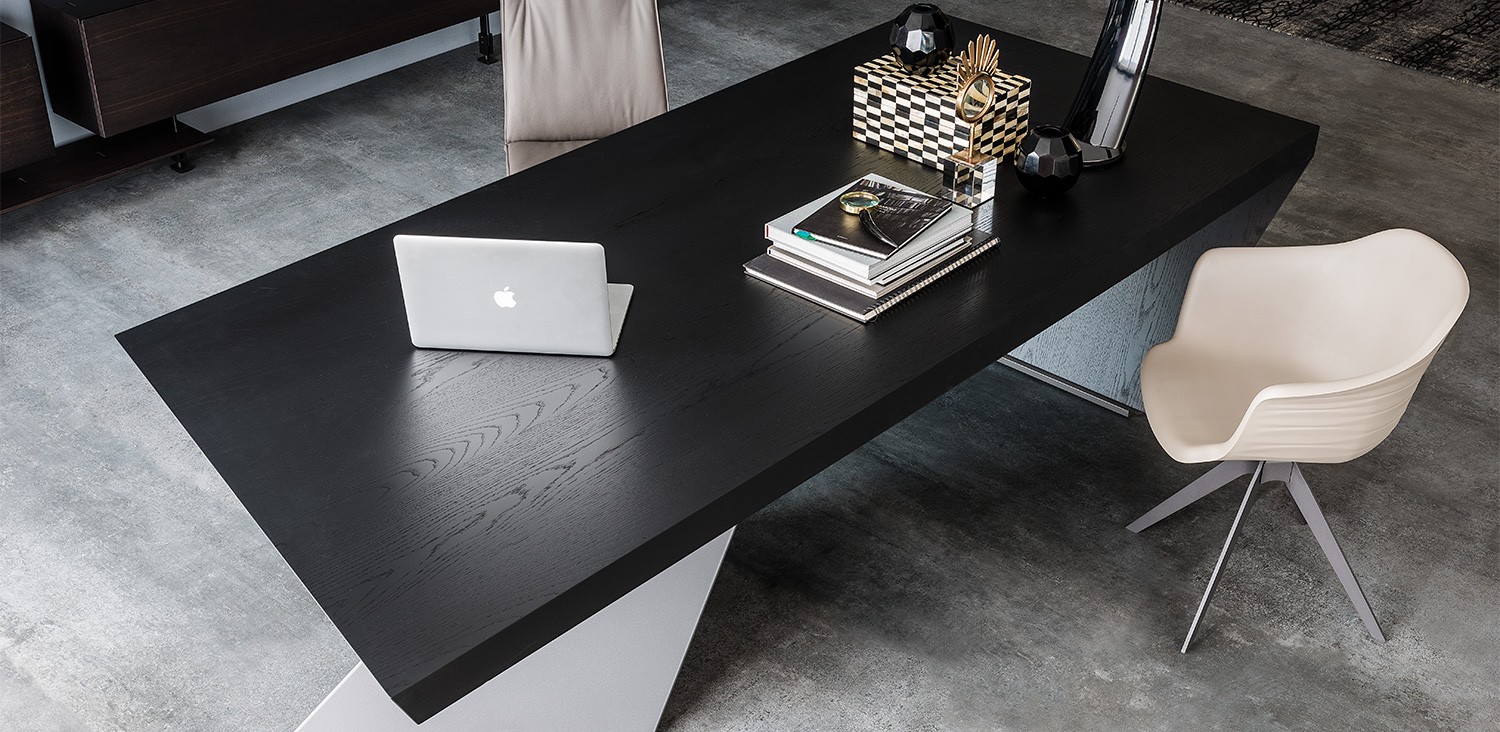 Cattelan Italia Письменный стол Nasdaq Noce Canaletto от Cattelan Italia — в интерьере