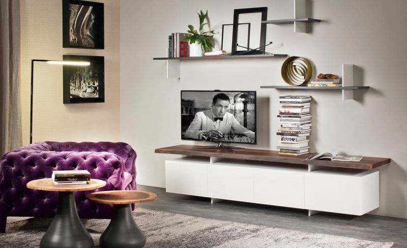 Cattelan Italia Мебель под ТВ Seneca от Cattelan Italia — в интерьере