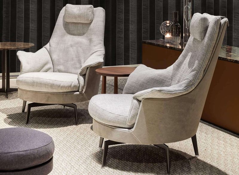 Flexform Кресло Guscioalto lite от Flexform — в интерьере