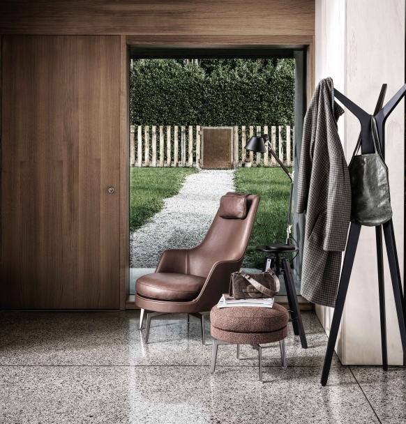 Flexform Кресло Guscioalto lite от Flexform — в интерьере