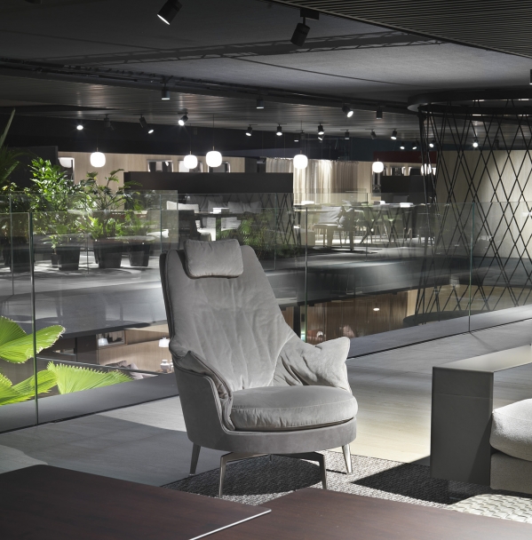 Flexform Кресло Guscioalto lite от Flexform — в интерьере