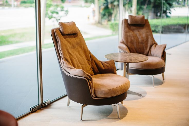 Flexform Кресло Guscioalto lite от Flexform — в интерьере