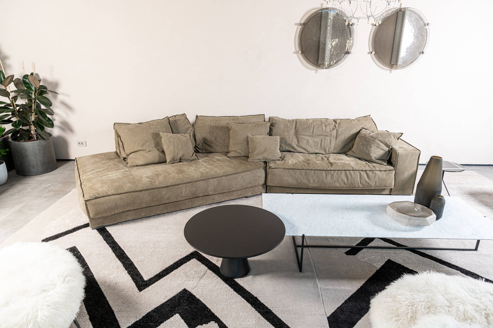 Baxter Диван Budapest Soft Kashmir Souris от Baxter — в интерьере