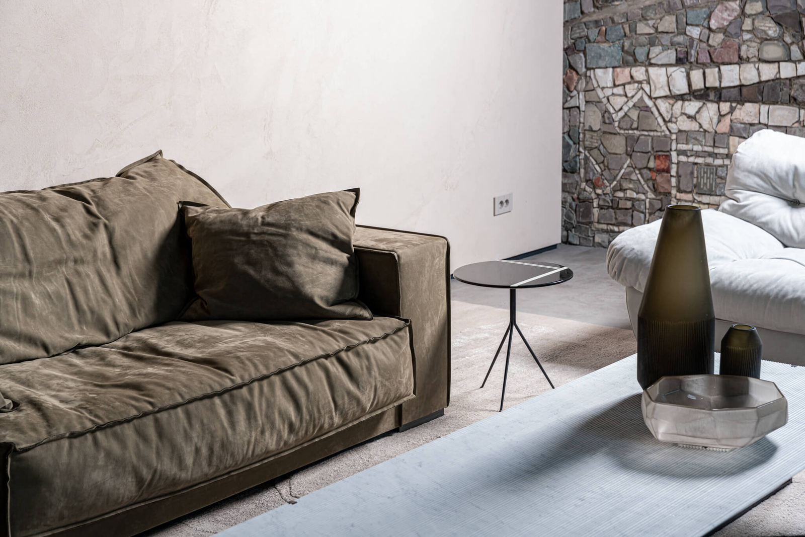 Baxter Диван Budapest Soft Kashmir Souris от Baxter — в интерьере