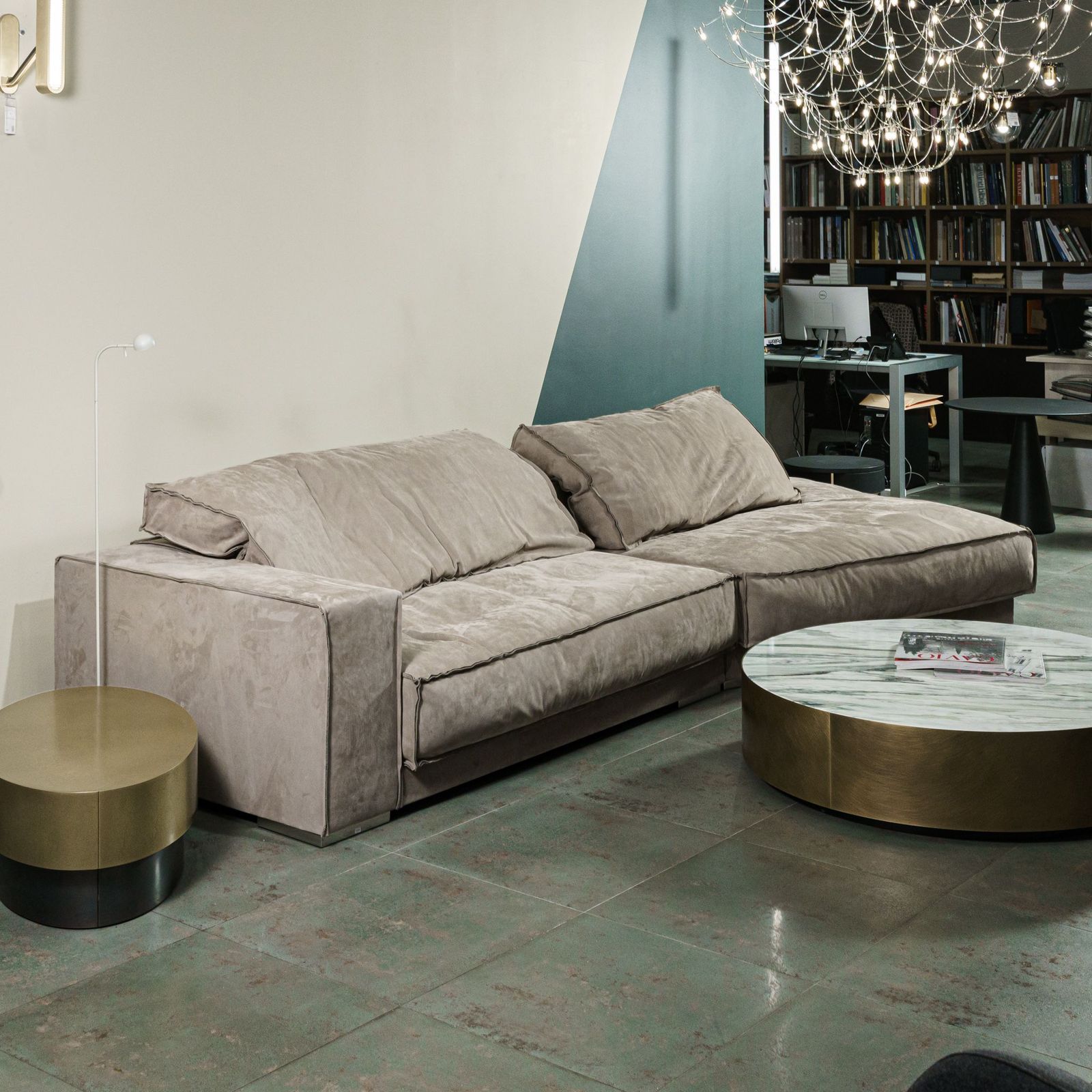 Baxter Диван Budapest Soft Kashmir Souris от Baxter — в интерьере
